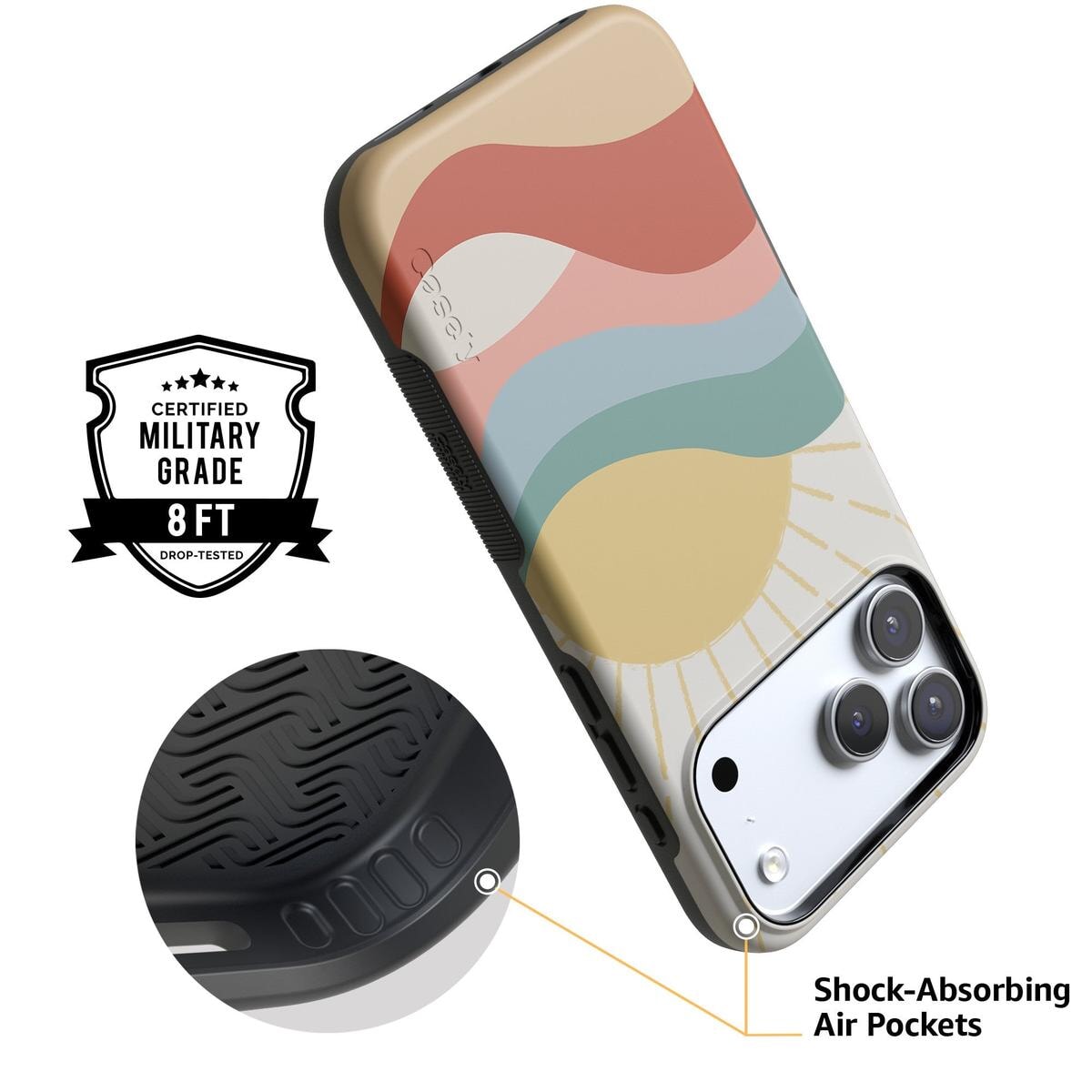 Here Comes the Sun | Colorblock Sunset Case