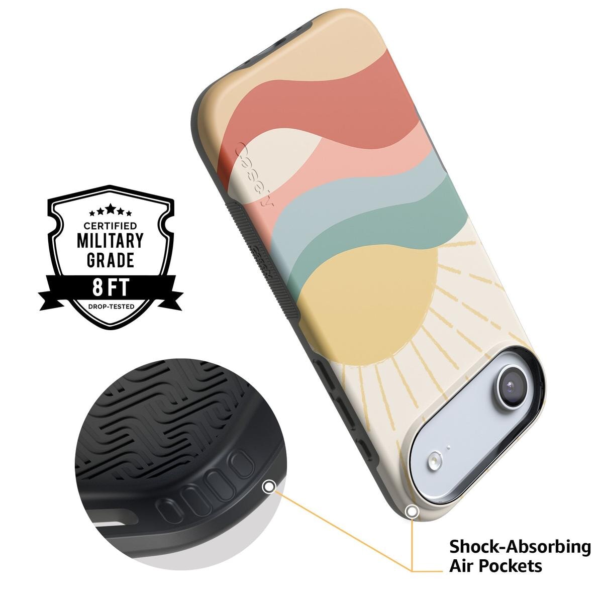 Here Comes the Sun | Colorblock Sunset Case