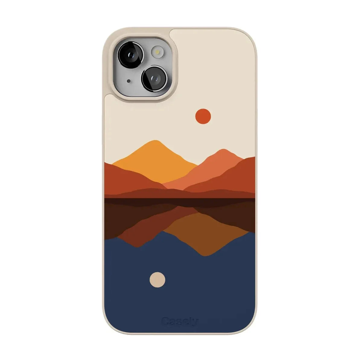 Opposites Attract | Day & Night Colorblock Mountains Case