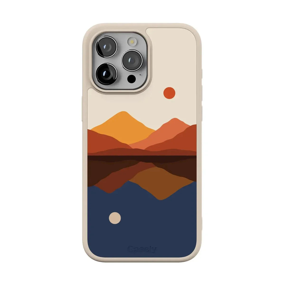 Opposites Attract | Day & Night Colorblock Mountains Case