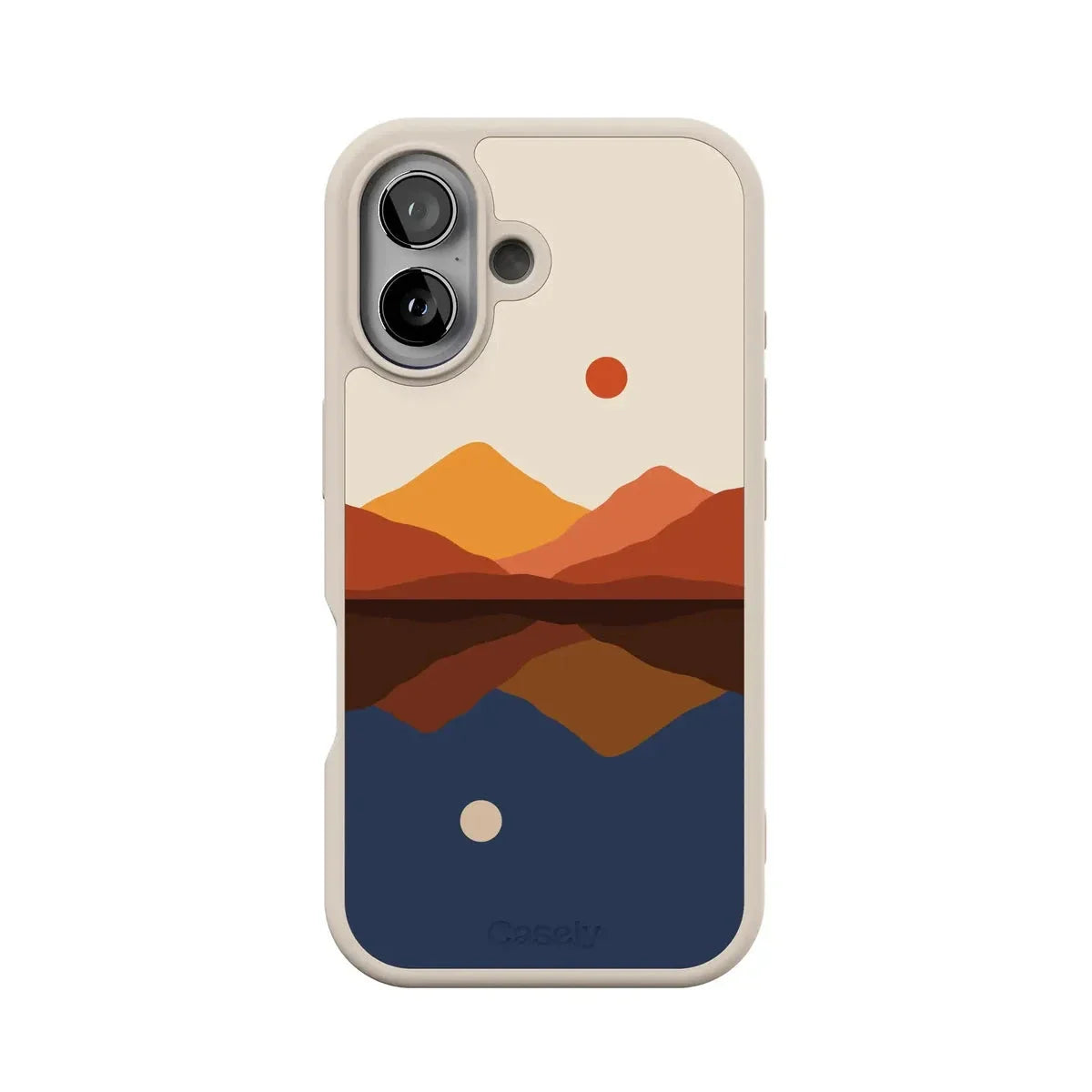 Opposites Attract | Day & Night Colorblock Mountains Case