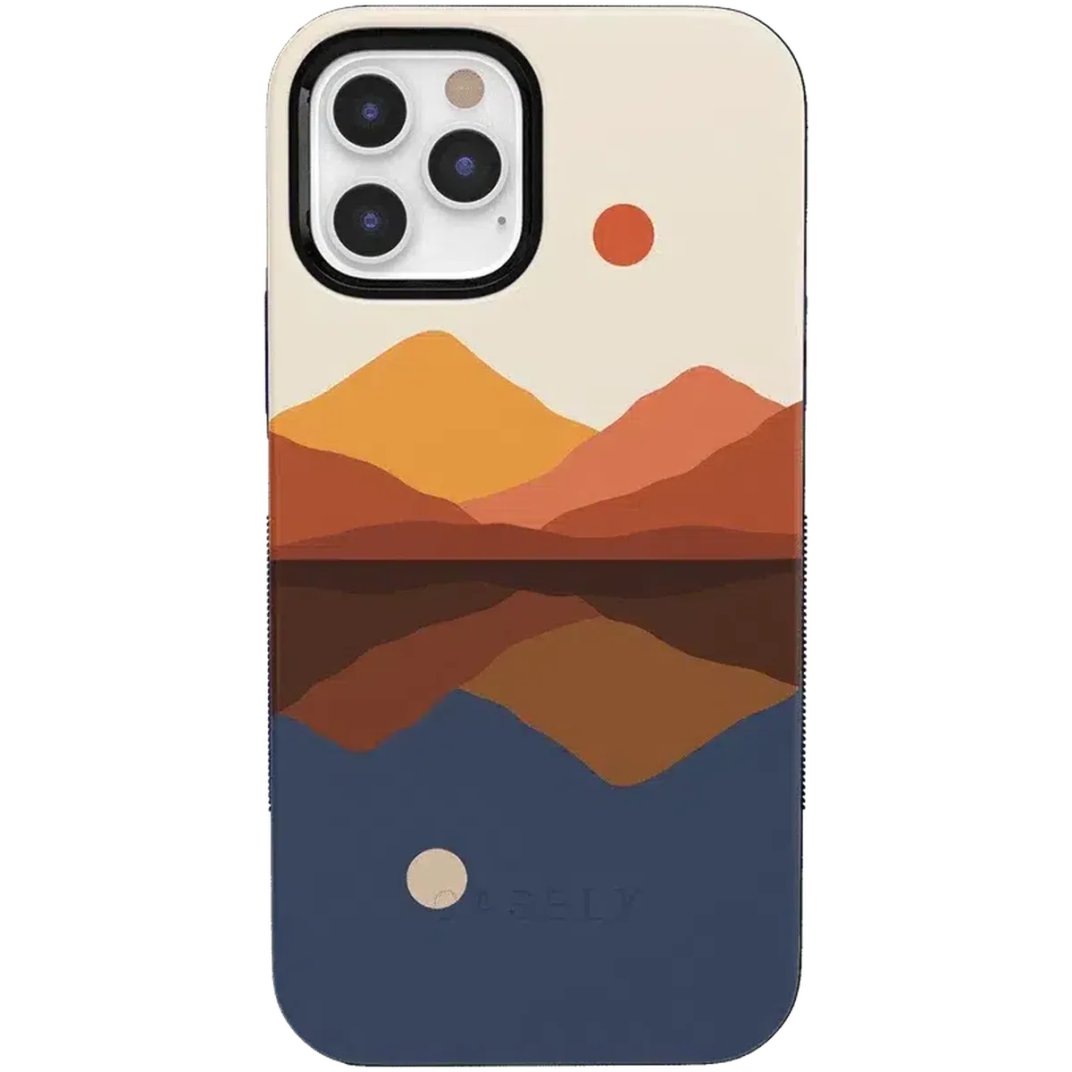 Opposites Attract | Day & Night Colorblock Mountains Case