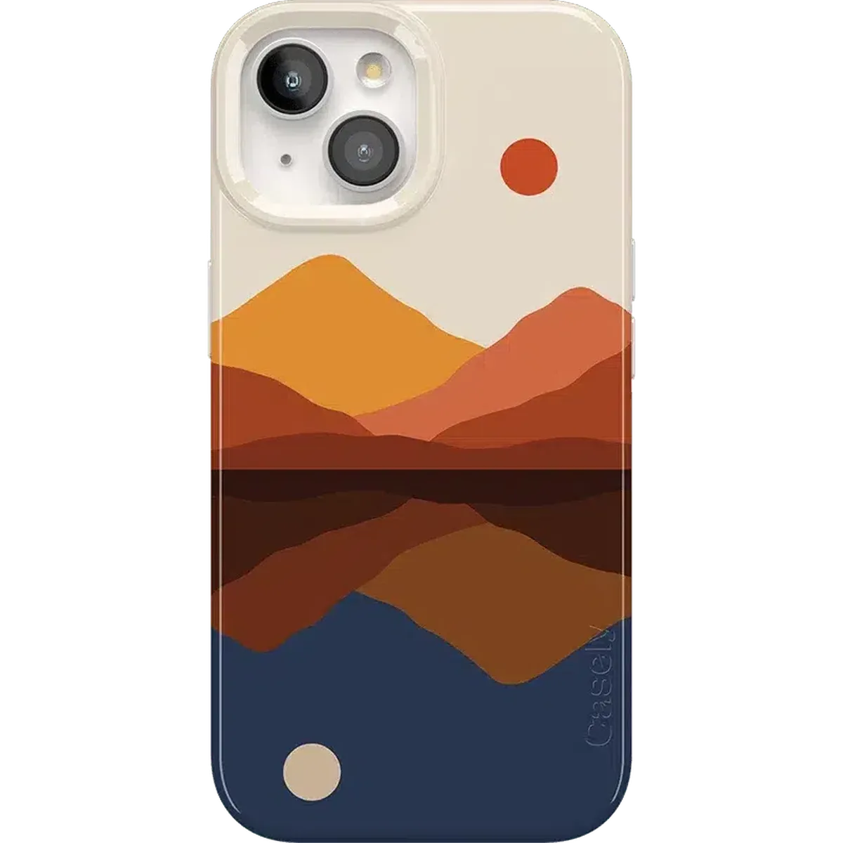 Opposites Attract | Day & Night Colorblock Mountains Case