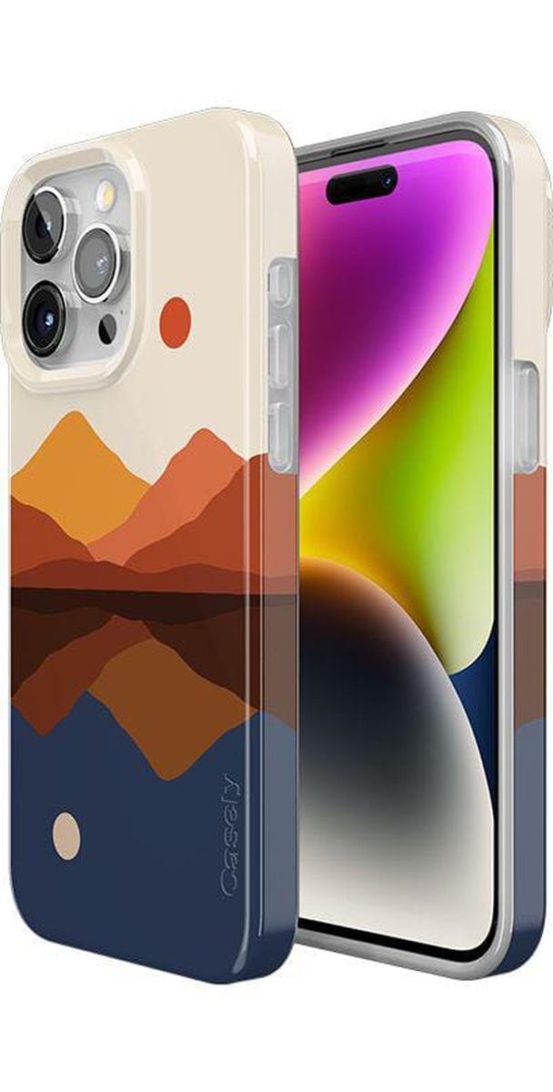 Opposites Attract | Day & Night Colorblock Mountains Case