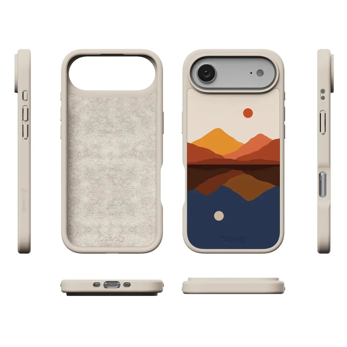 Opposites Attract | Day & Night Colorblock Mountains Case