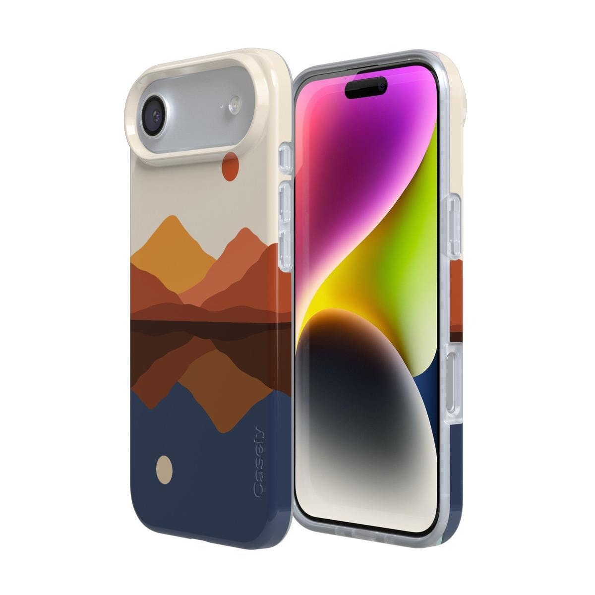 Opposites Attract | Day & Night Colorblock Mountains Case