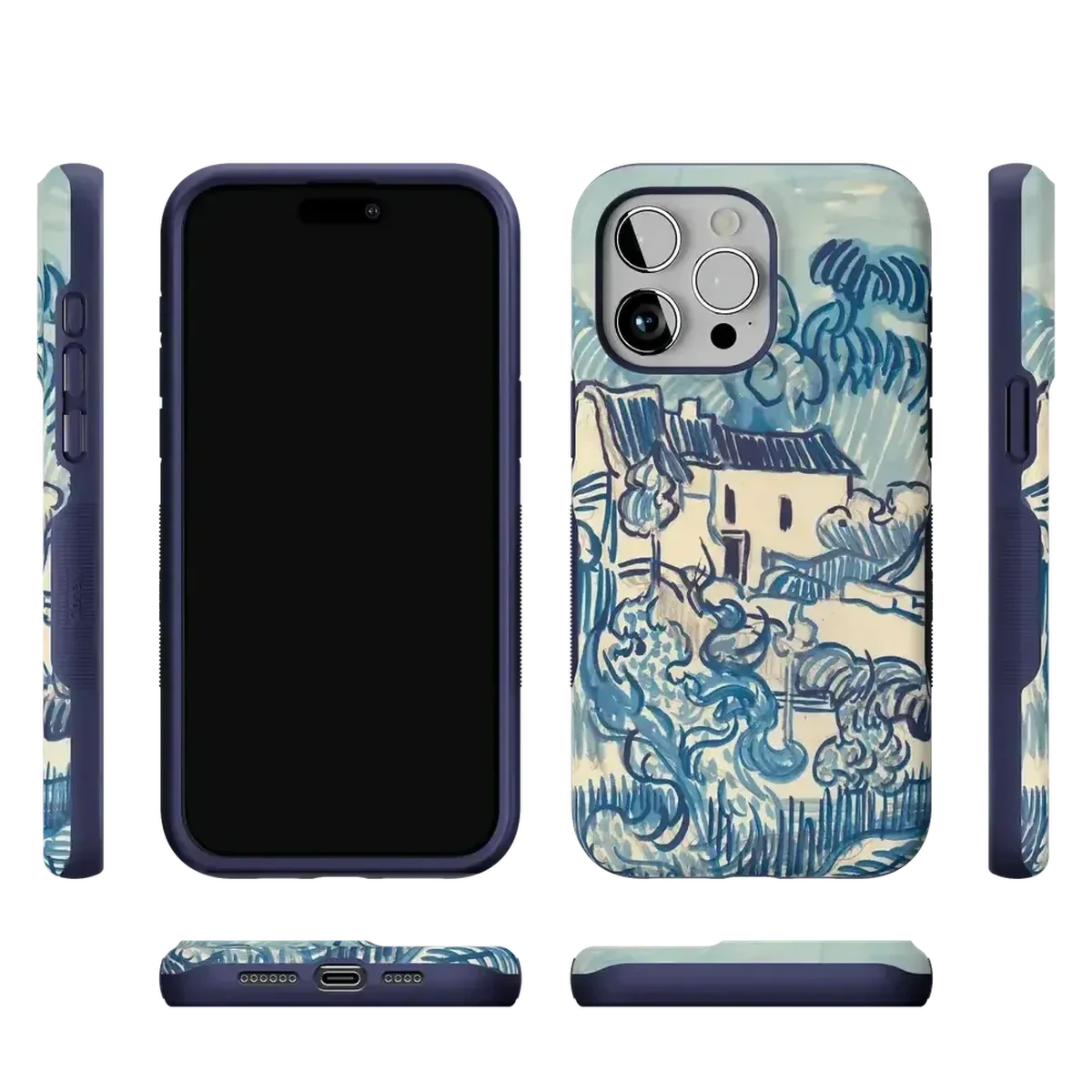 Van Gogh | Landscape With Houses Phone Case