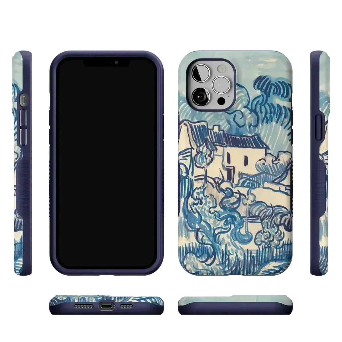 Van Gogh | Landscape With Houses Phone Case