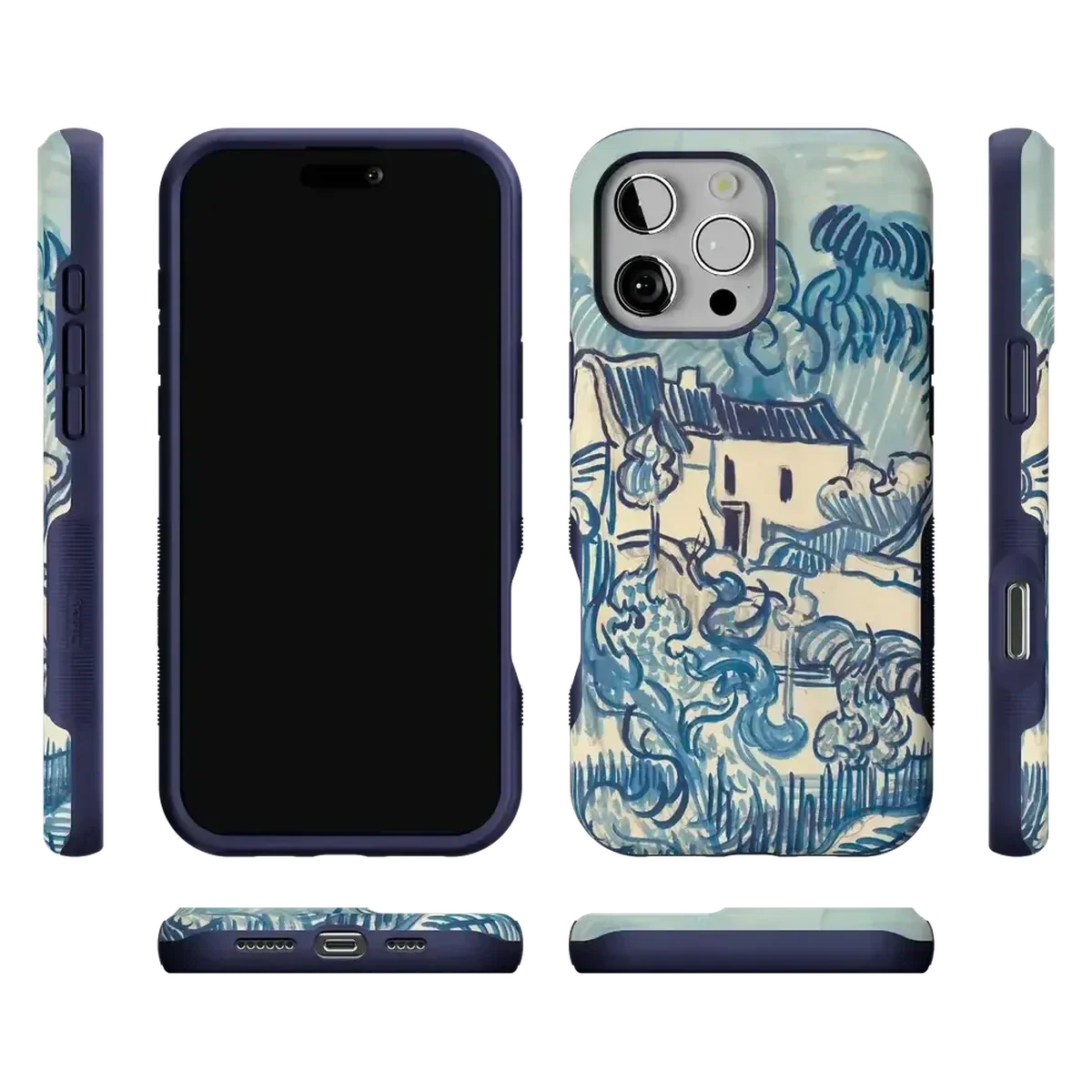 Van Gogh | Landscape With Houses Phone Case