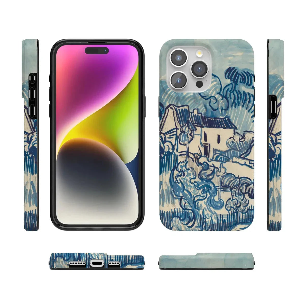 Van Gogh | Landscape With Houses Phone Case