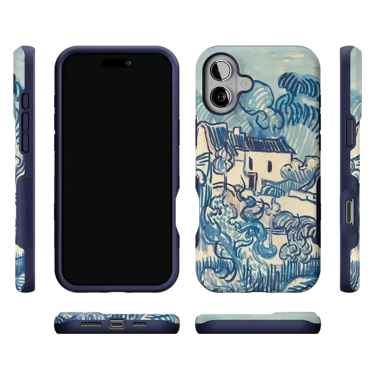 Van Gogh | Landscape With Houses Phone Case