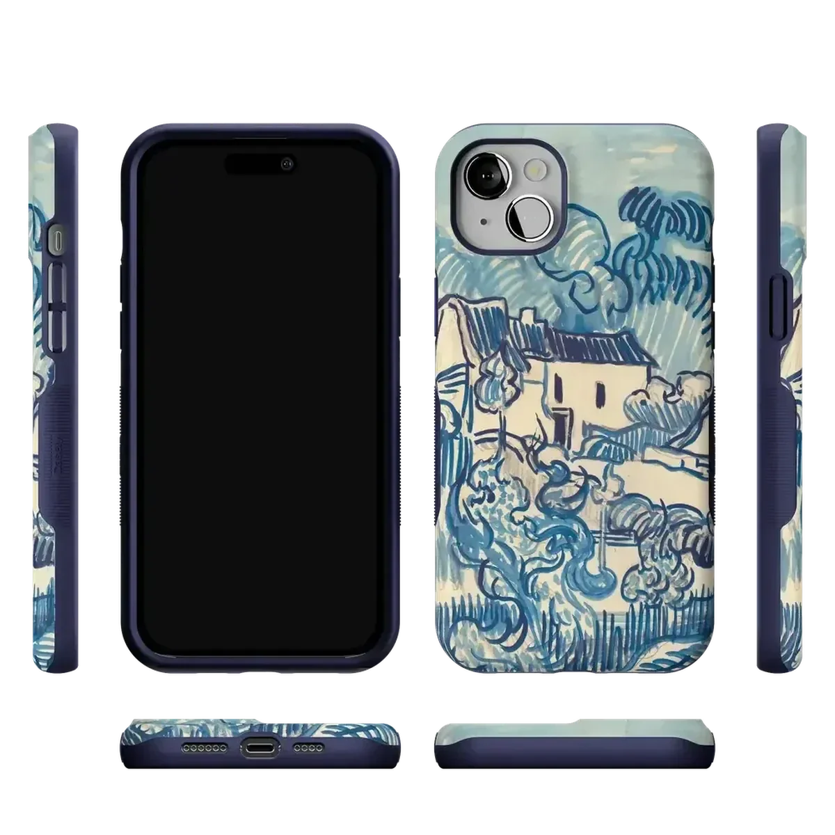Van Gogh | Landscape With Houses Phone Case