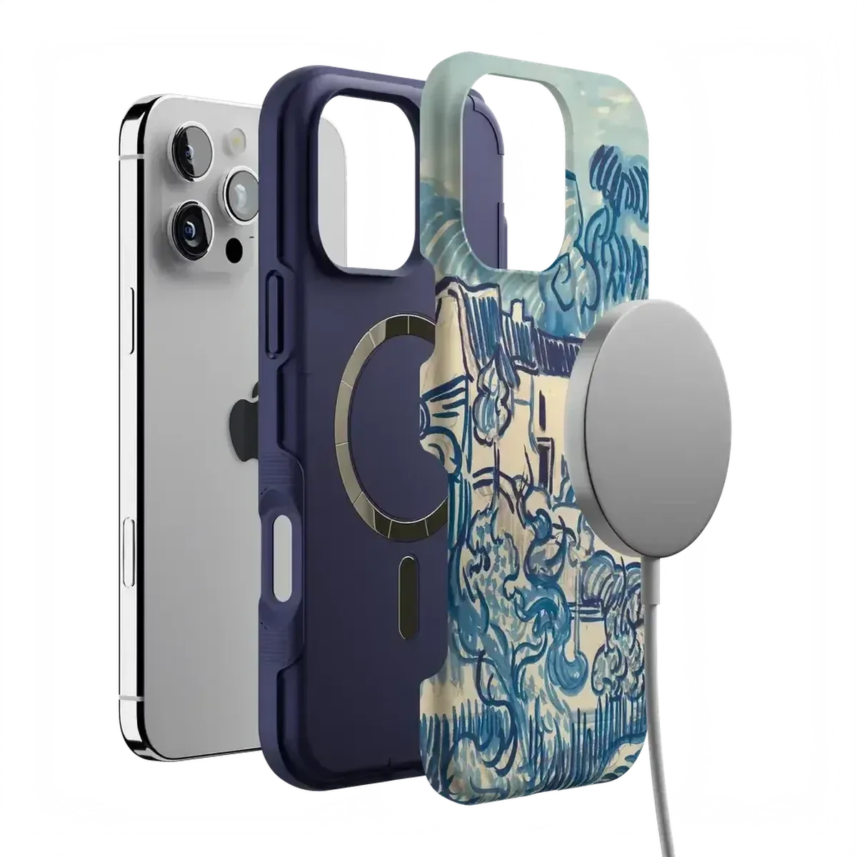 Van Gogh | Landscape With Houses Phone Case