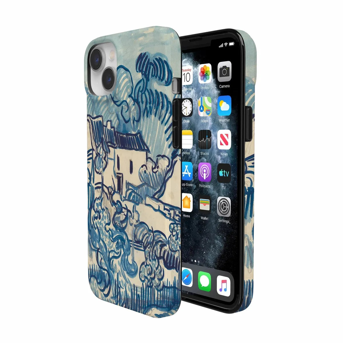 Van Gogh | Landscape With Houses Phone Case