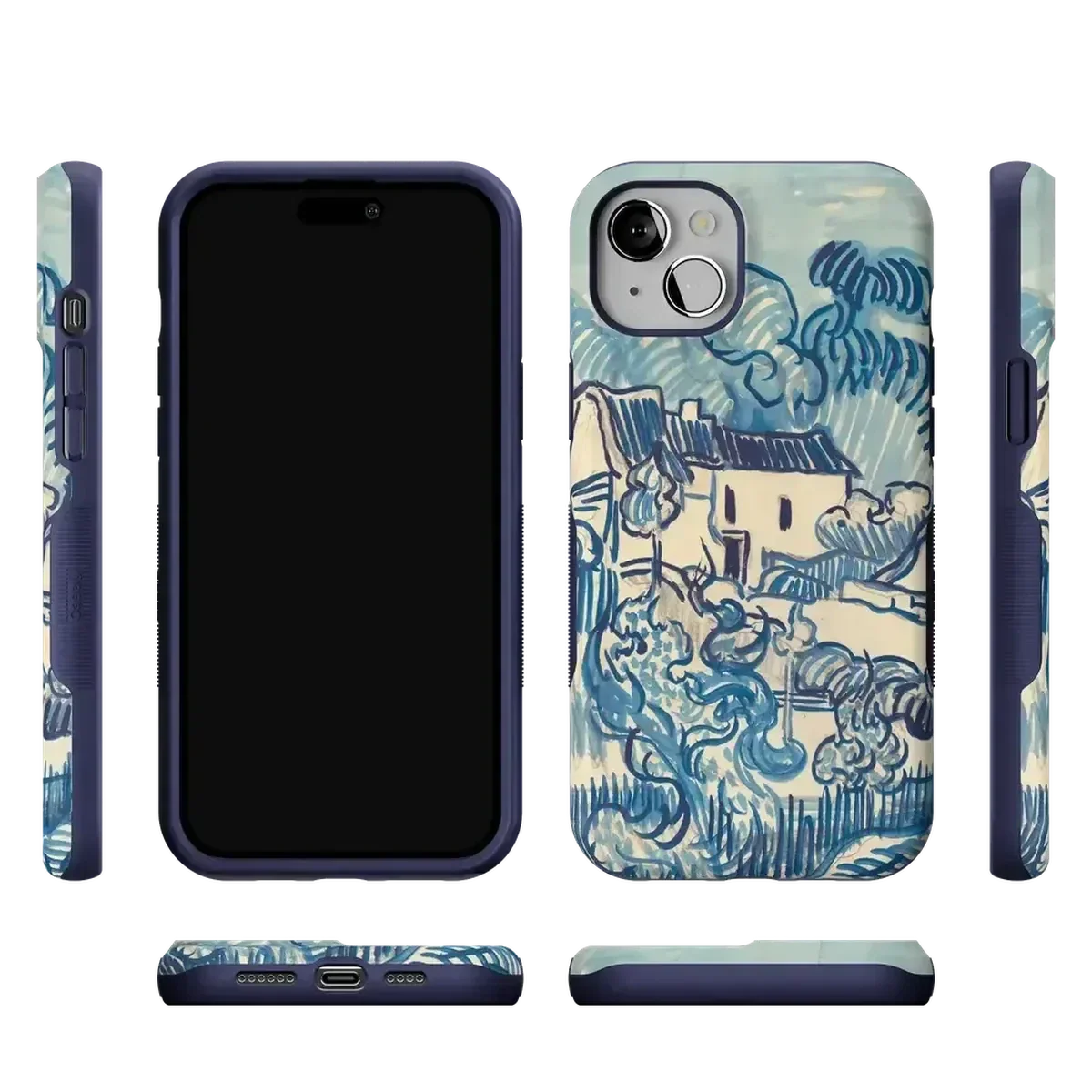 Van Gogh | Landscape With Houses Phone Case